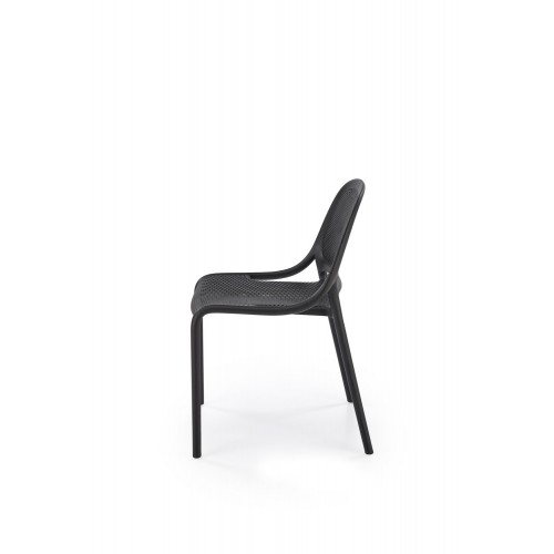 Plastmasa krēsls K-532, melns Plastmasa krēsls K-532, melns